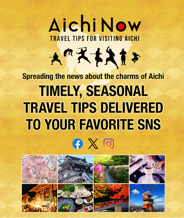 Discover the new charms of Aichi ＳＮＳ　ＳＴＡＲＴ！