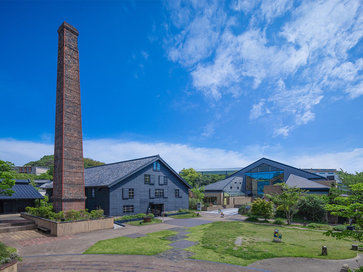 Kiln Plaza and Tile Museum buildings at INAX MUSEUMS