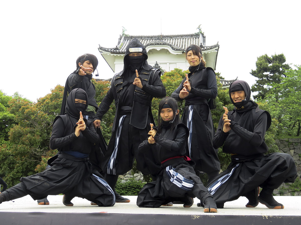 Tokugawa Ieyasu's Hattori Hanzo and The Ninjas team - New 2018 Member Introduction at Nagoya Castle - Lady Ninja 