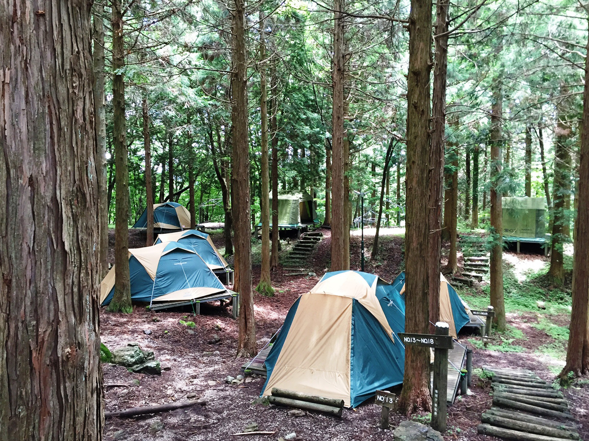 休暇村茶臼山高原チャウシカの森キャンプ場
