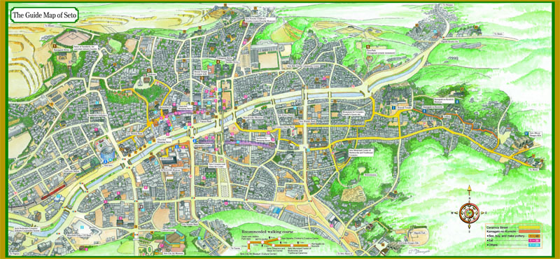 The Guide Map of Seto
