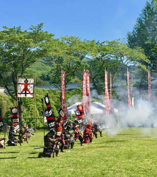 The Great Samurai Gun Battle of Nagashino Shitaragahara