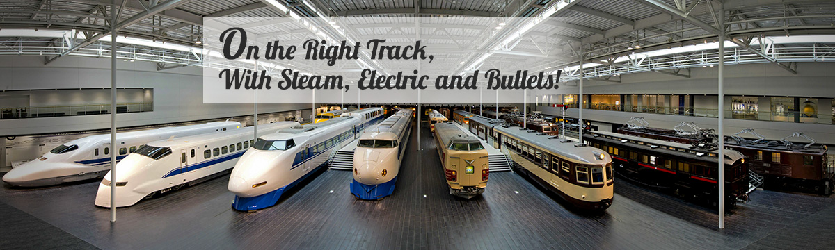 On the Right Track, With Steam, Electric and Bullets!